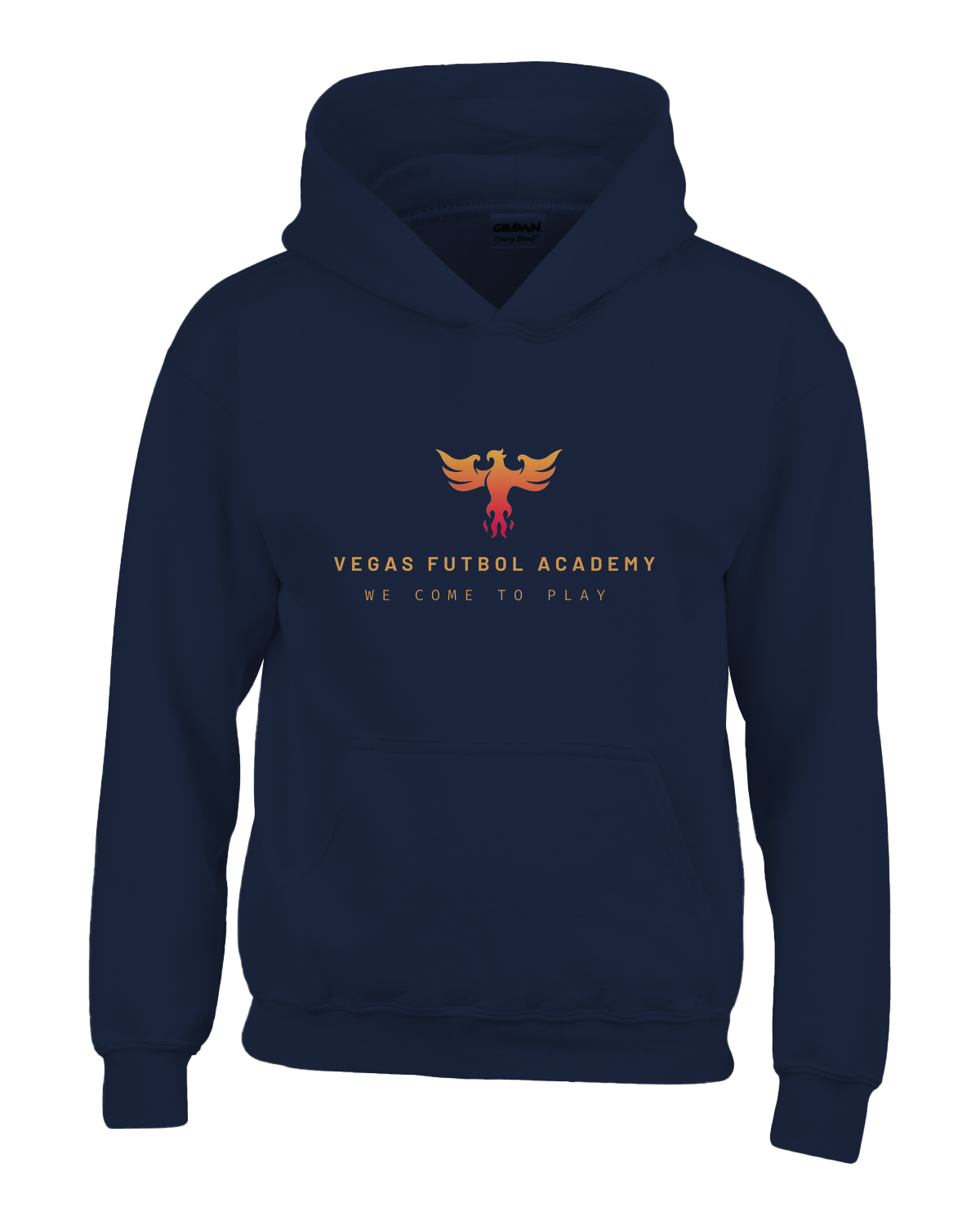 Youth Heavy Blend Hoodie - Navy - XS